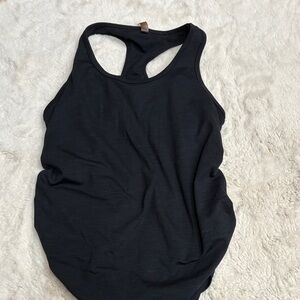 Beyond the Bump Black Racerback Tank Top, M
